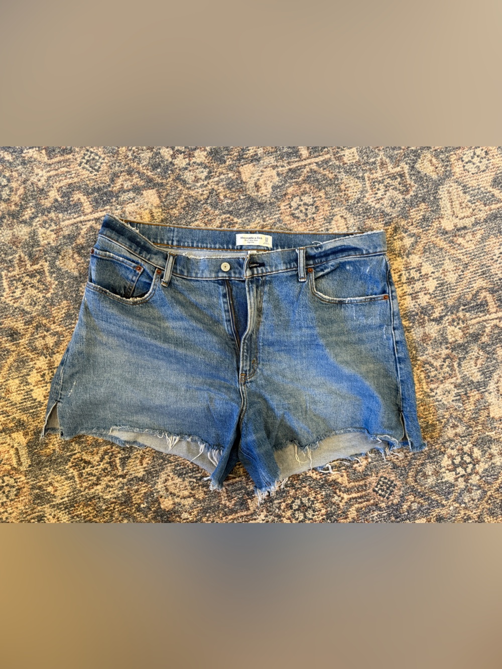 Women’s Blue Denim Cutoff Shorts